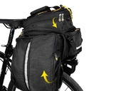 Велосипедная сумка на багажник CoolChange Bag 1680D PU (35L) Black - Фото 7