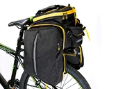 Велосипедная сумка на багажник CoolChange Bag 1680D PU (35L) Yellow - Фото 11