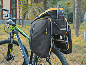 Велосипедная сумка на багажник CoolChange Bag 1680D PU (35L) Yellow - Фото 17