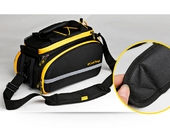 Велосипедная сумка на багажник CoolChange Bag 1680D PU (35L) Yellow - Фото 5