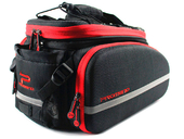 Велосипедная сумка на багажник PROMEND 1680D PU (35L) Red - Фото 0