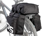Велосипедная сумка на багажник Roswheel 1000D (37L) Black - Фото 0