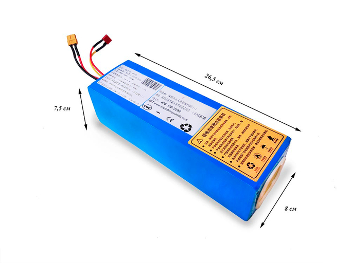 Литиевый аккумулятор для электровелосипеда Li-ion 18650 36В 10Ач 25А