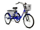 Велосипед трехколесный для взрослых с мотор-колесом RVZ-HZ-01 - Фото 3