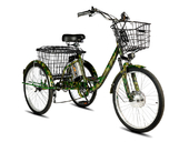 Велосипед трехколесный для взрослых с мотор-колесом RVZ-HZ-01 - Фото 4