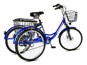 Велосипед трехколесный для взрослых с мотор-колесом RVZ-HZ-01 - Фото 6